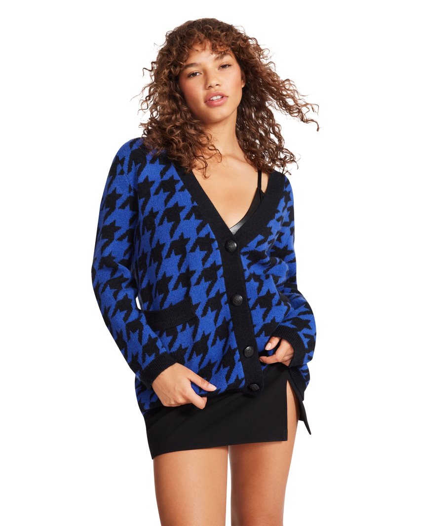 Cardigan γυναικεια Steve Madden Marina μπλε | GR-7O49LRJ