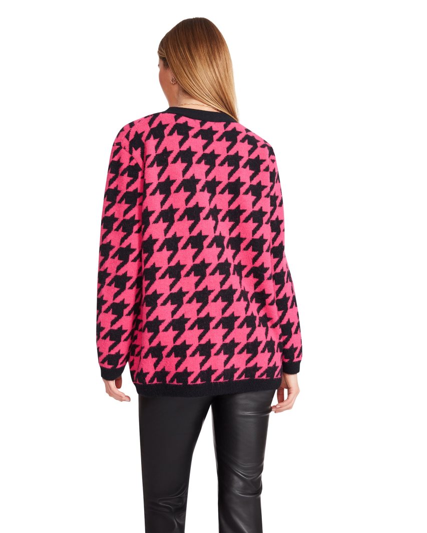 Cardigan γυναικεια Steve Madden Marina ροζ | GR-42O6OFG