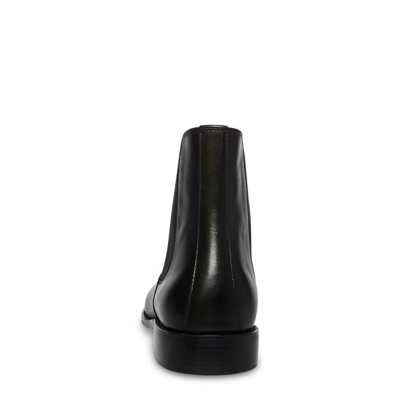 Chelsea Boots ανδρικα Steve Madden Adamo δερματινα μαυρα | GR-5786VQT
