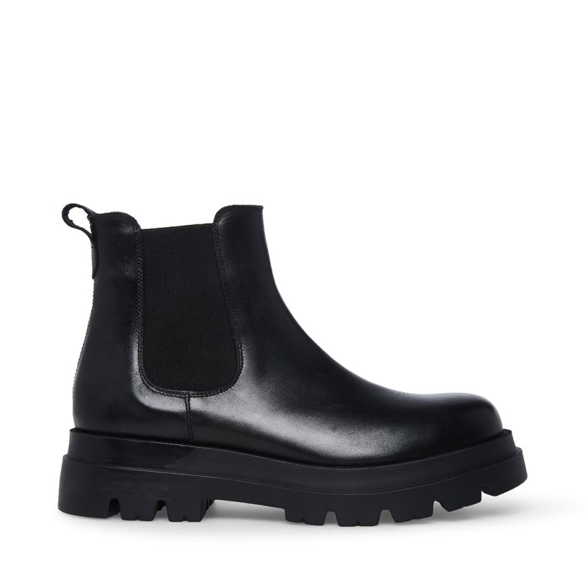 Chelsea Boots ανδρικα Steve Madden Meta δερματινα μαυρα | GR-O284RMS