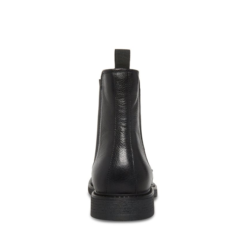 Chelsea Boots ανδρικα Steve Madden Pedro δερματινα μαυρα | GR-4582CXS