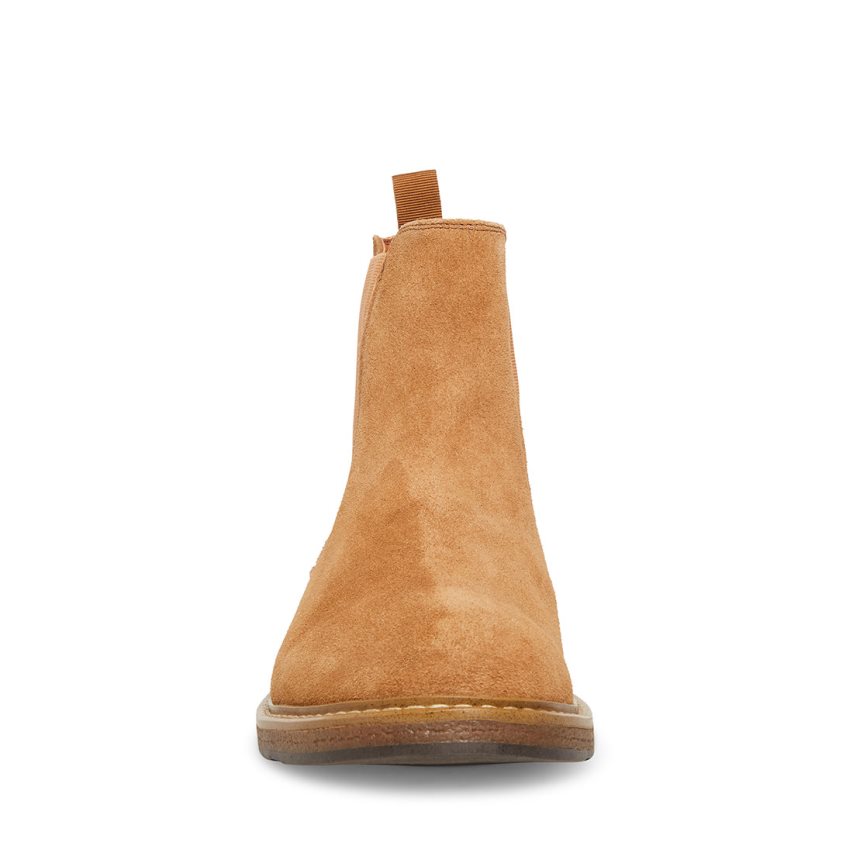 Chelsea Boots ανδρικα Steve Madden Pedro σουετ καφε | GR-6134SKL