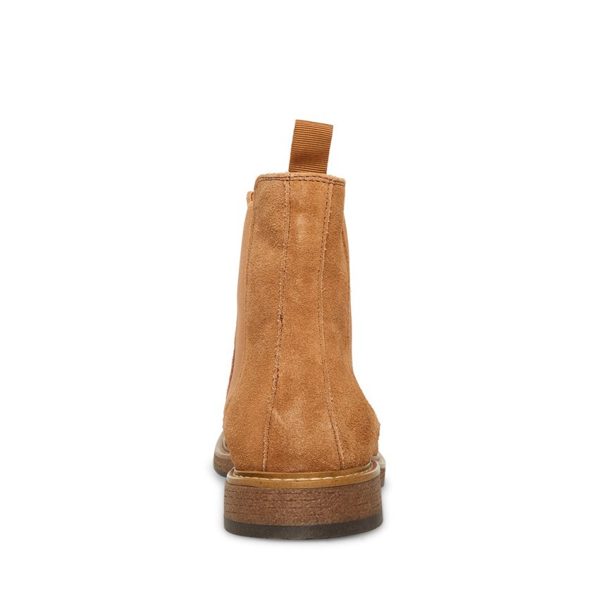 Chelsea Boots ανδρικα Steve Madden Pedro σουετ καφε | GR-6134SKL