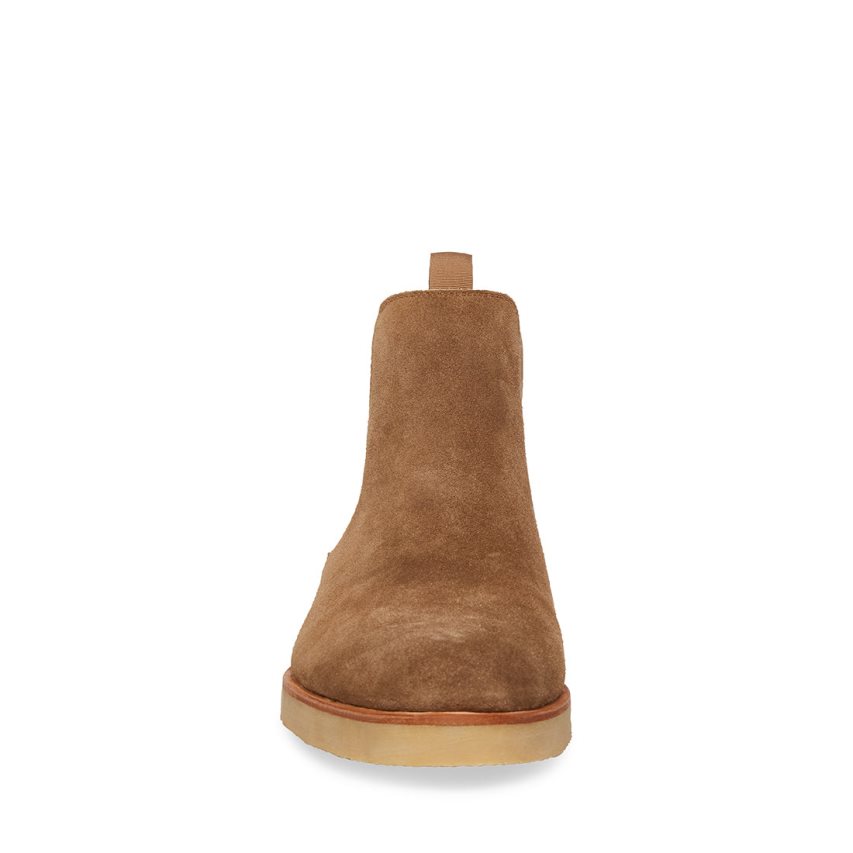 Chelsea Boots ανδρικα Steve Madden Wilshire-s σουετ καφε | GR-9O82NBF