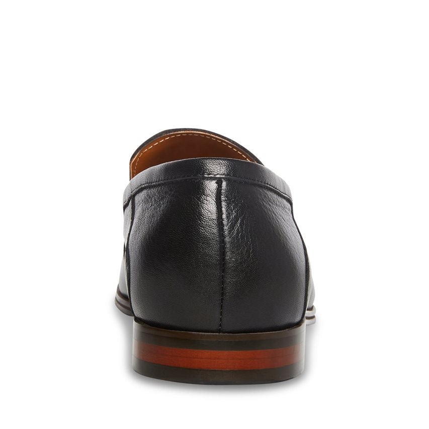 Loafers ανδρικα Steve Madden Aahron δερματινα μαυρα | GR-19O5KRB