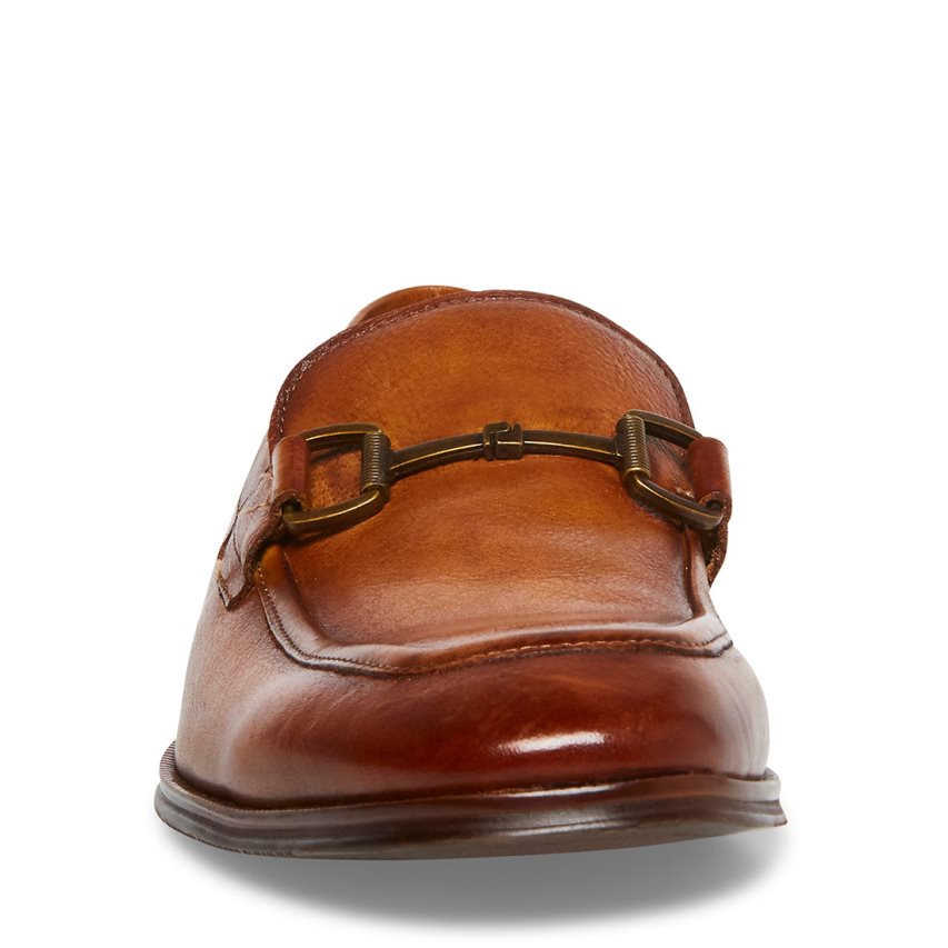 Loafers ανδρικα Steve Madden Aahron δερματινα καφε | GR-5724ZOB