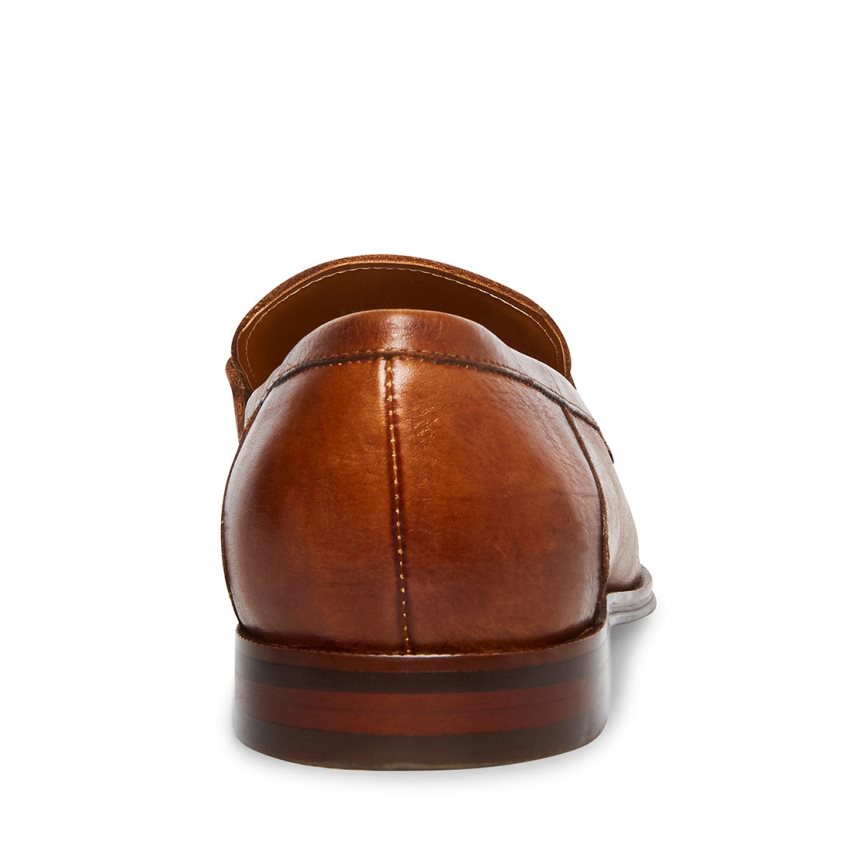 Loafers ανδρικα Steve Madden Aahron δερματινα καφε | GR-5724ZOB