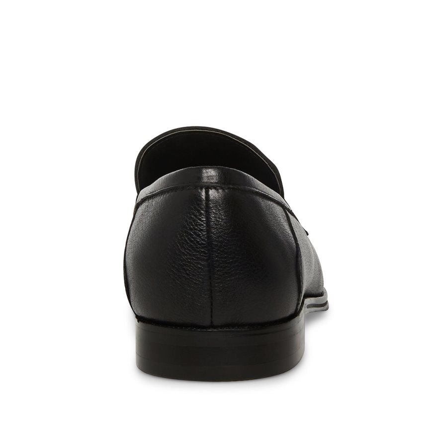 Loafers ανδρικα Steve Madden Archee δερματινα μαυρα | GR-3268AOM