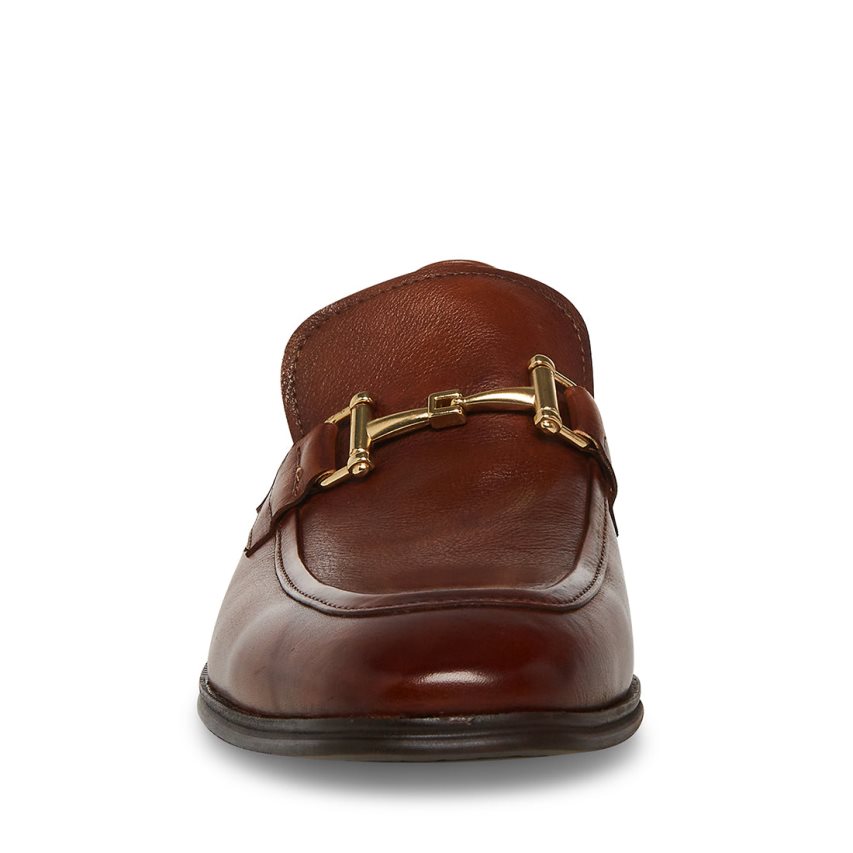 Loafers ανδρικα Steve Madden Archee δερματινα σκούρο καφε | GR-3946RZY