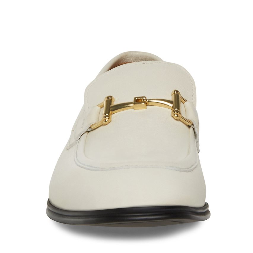 Loafers ανδρικα Steve Madden Archee δερματινα ασπρα | GR-41O3XUY
