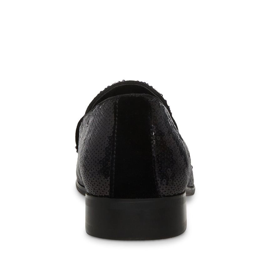 Loafers ανδρικα Steve Madden Arles Sequin μαυρα | GR-6O54FLH