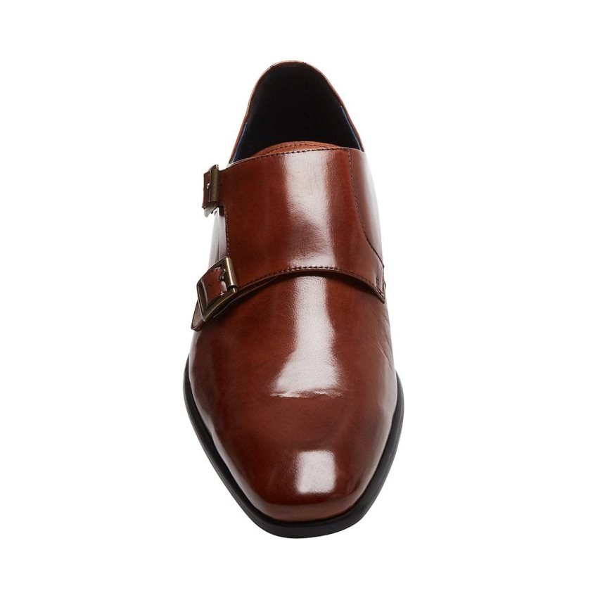 Loafers ανδρικα Steve Madden Beaumont δερματινα σκούρο καφε | GR-895OAOV