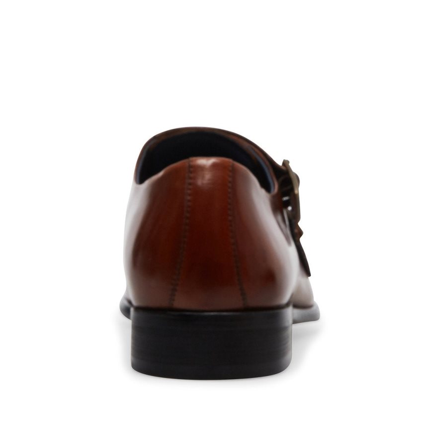 Loafers ανδρικα Steve Madden Beaumont δερματινα σκούρο καφε | GR-895OAOV