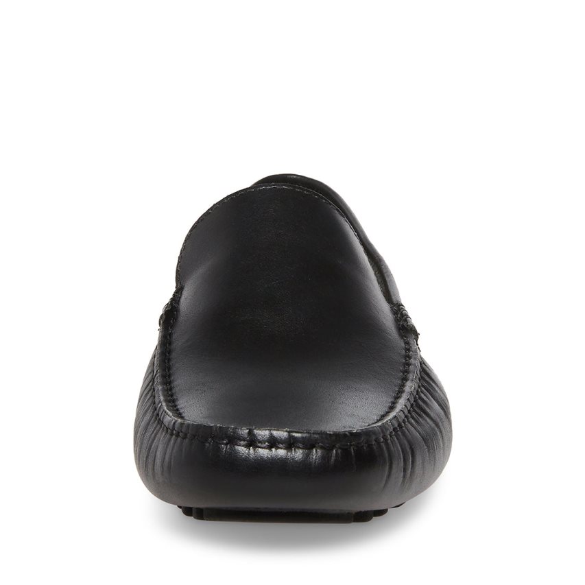 Loafers ανδρικα Steve Madden Bergamo δερματινα μαυρα | GR-3485RJC