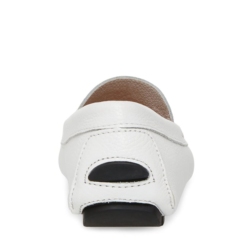 Loafers ανδρικα Steve Madden Bergamo δερματινα ασπρα | GR-7589RNJ