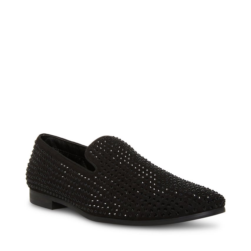 Loafers ανδρικα Steve Madden Cavia μαυρα | GR-O432HFK