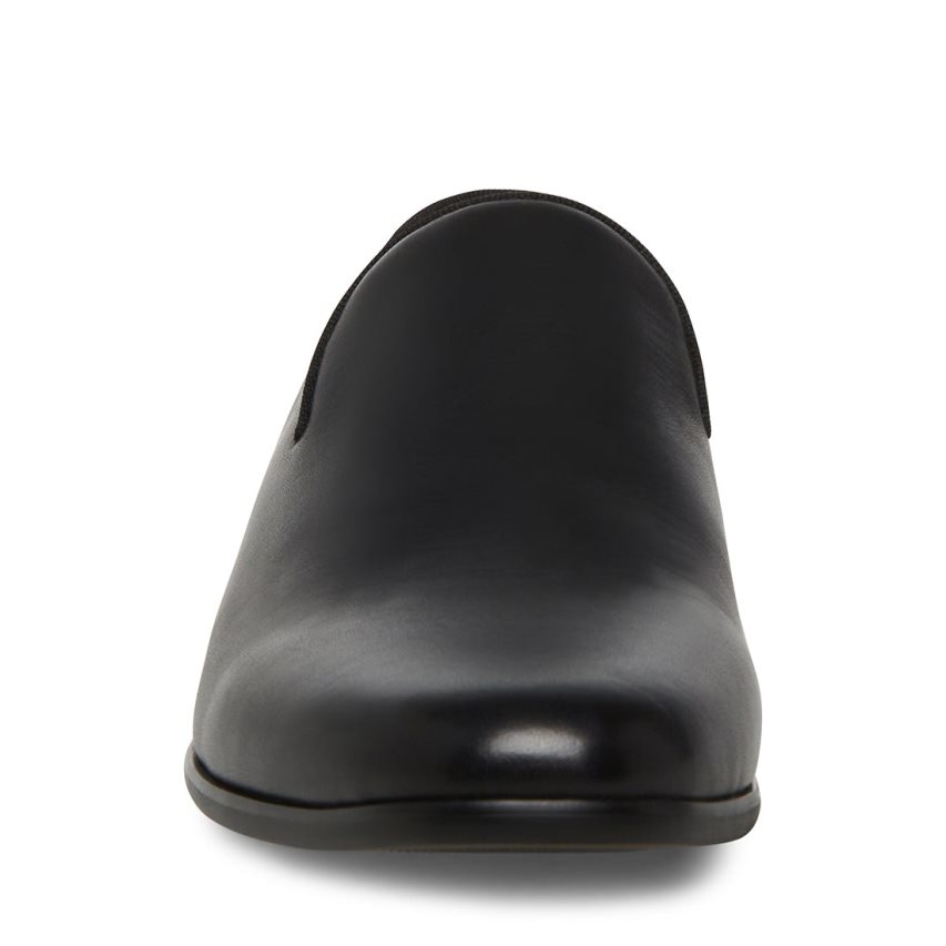Loafers ανδρικα Steve Madden Parigi δερματινα μαυρα | GR-6832UHE