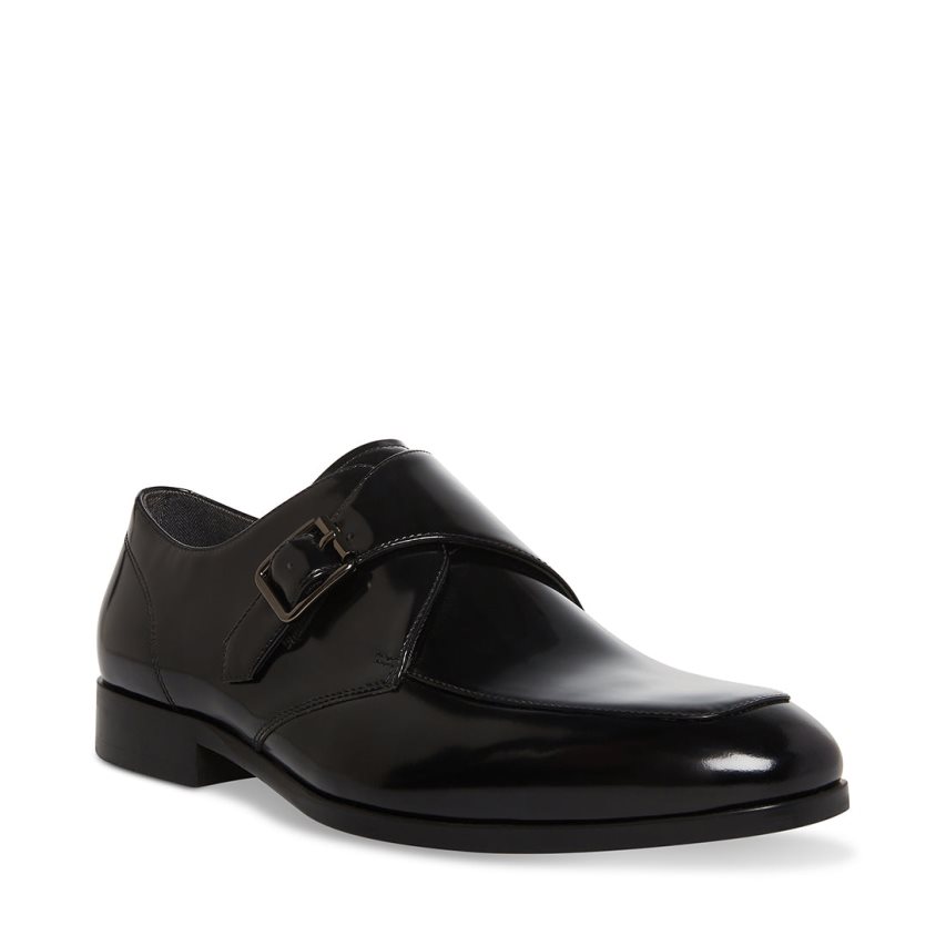 Loafers ανδρικα Steve Madden Tenzy μαυρα | GR-8O56IHL
