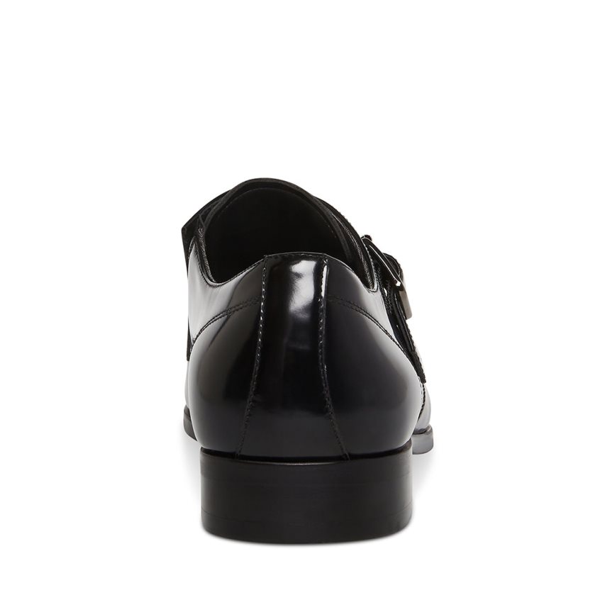 Loafers ανδρικα Steve Madden Tenzy μαυρα | GR-8O56IHL