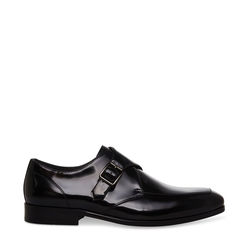 Loafers ανδρικα Steve Madden Tenzy μαυρα | GR-8O56IHL