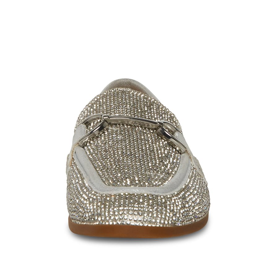 Loafers γυναικεια Steve Madden Carrine-r ασημι | GR-6128ZPC