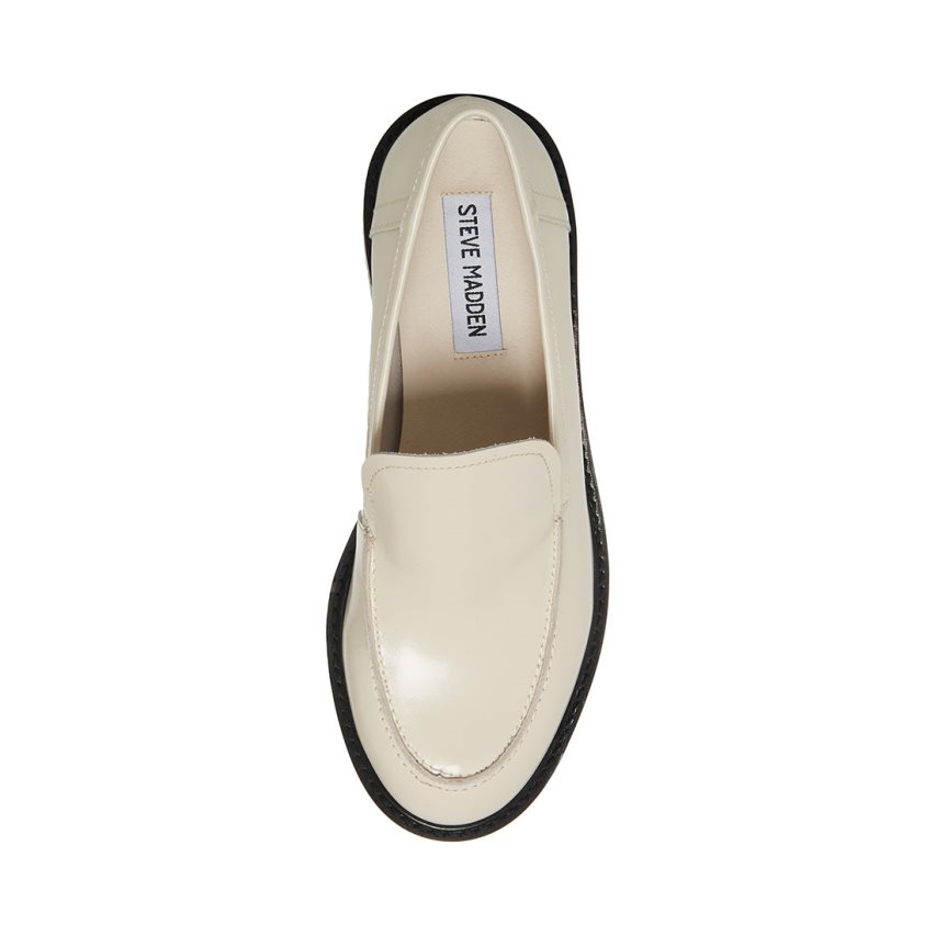 Loafers γυναικεια Steve Madden Larusso δερματινα Μπεζ | GR-23O8INT