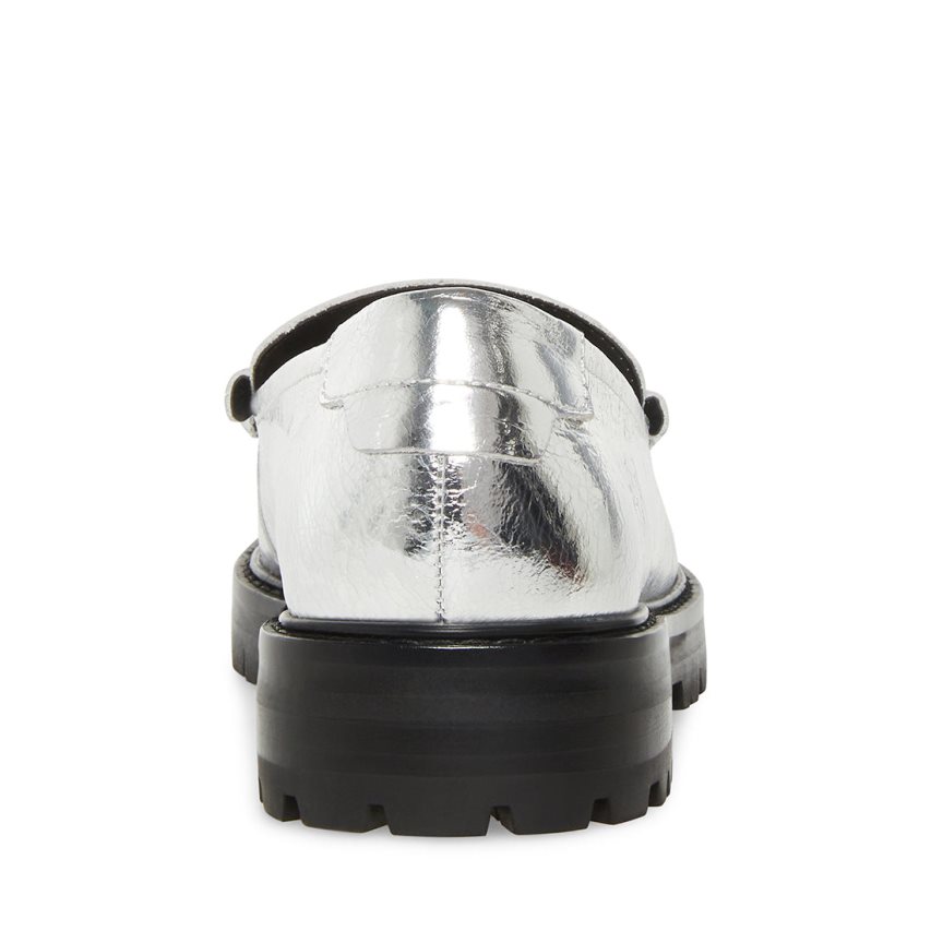 Loafers γυναικεια Steve Madden Madelyn ασημι | GR-62O4COK