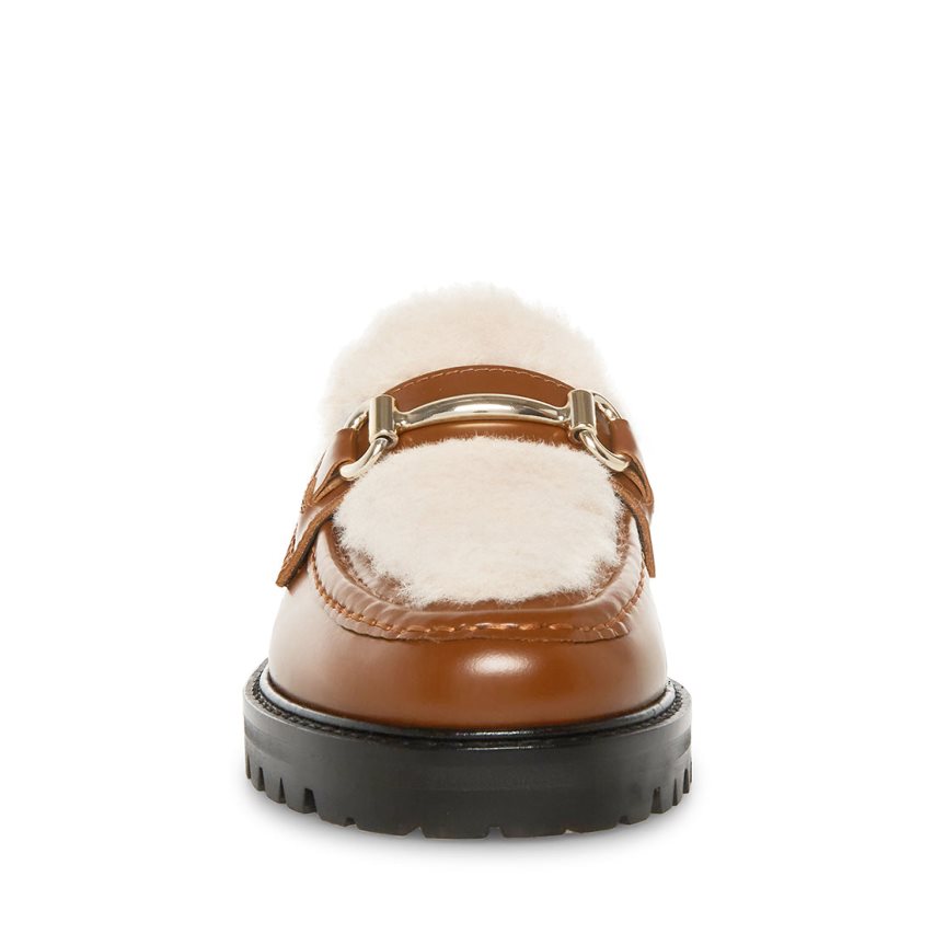 Loafers γυναικεια Steve Madden Marianna δερματινα καφε | GR-1456SUR