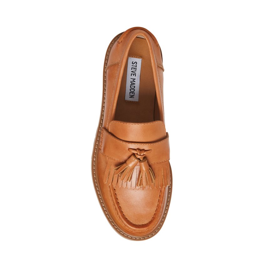 Loafers γυναικεια Steve Madden Minka δερματινα καφε | GR-8O29MFH