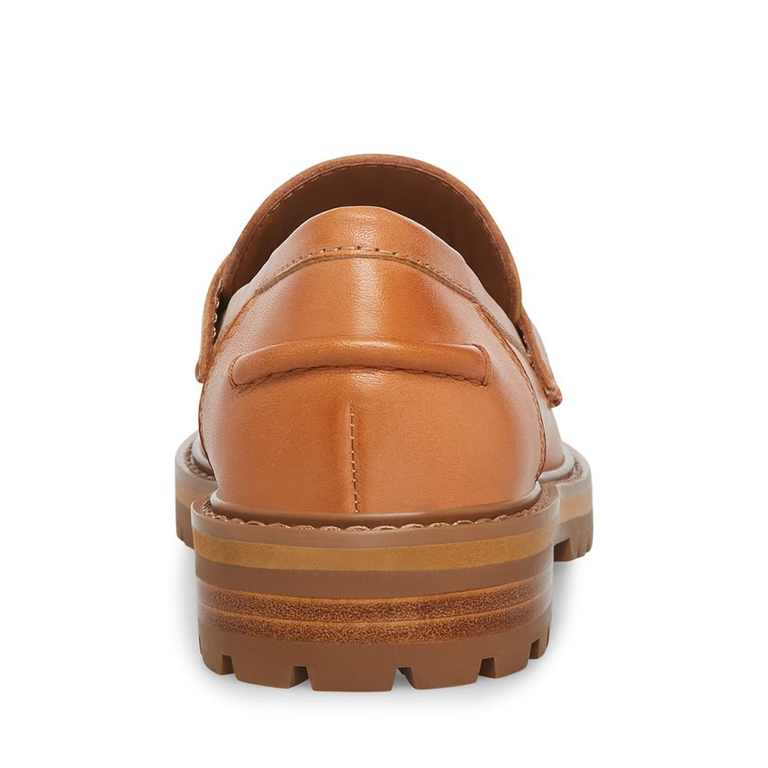 Loafers γυναικεια Steve Madden Minka δερματινα καφε | GR-8O29MFH
