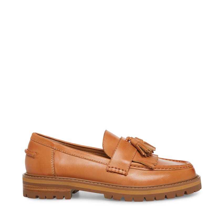 Loafers γυναικεια Steve Madden Minka δερματινα καφε | GR-8O29MFH