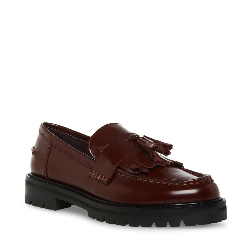 Loafers γυναικεια Steve Madden Minka μπορντο | GR-5194ABE