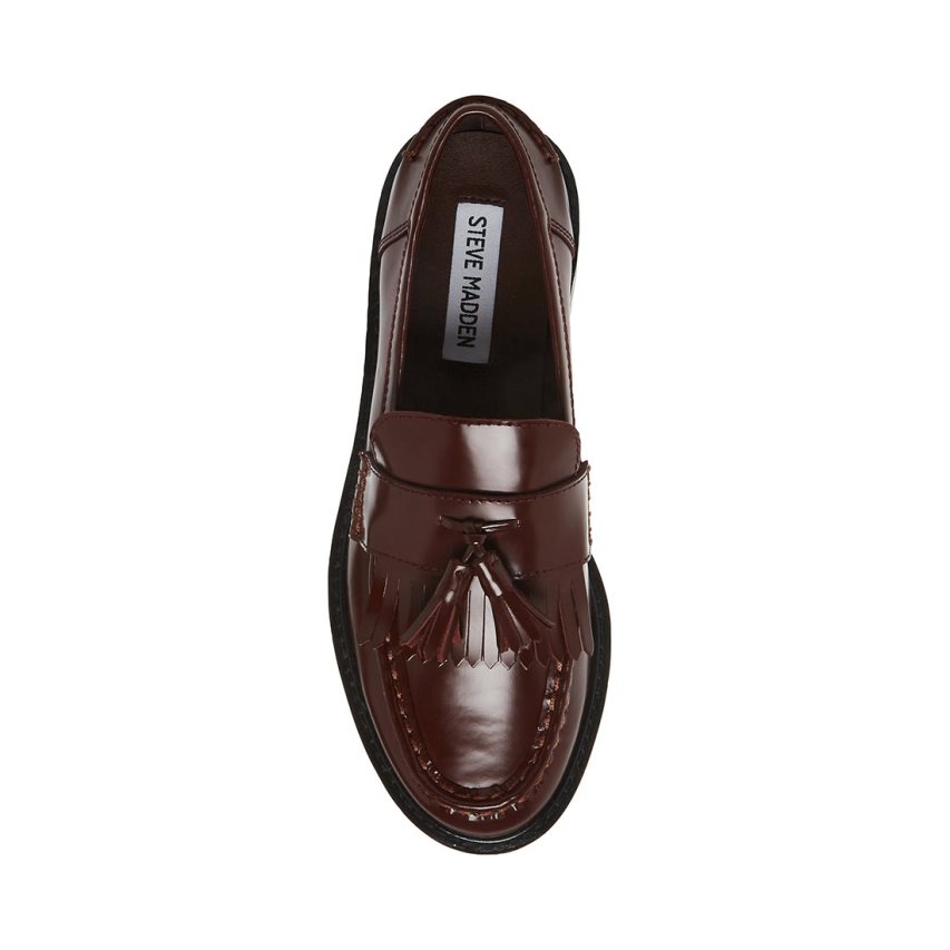 Loafers γυναικεια Steve Madden Minka μπορντο | GR-5194ABE