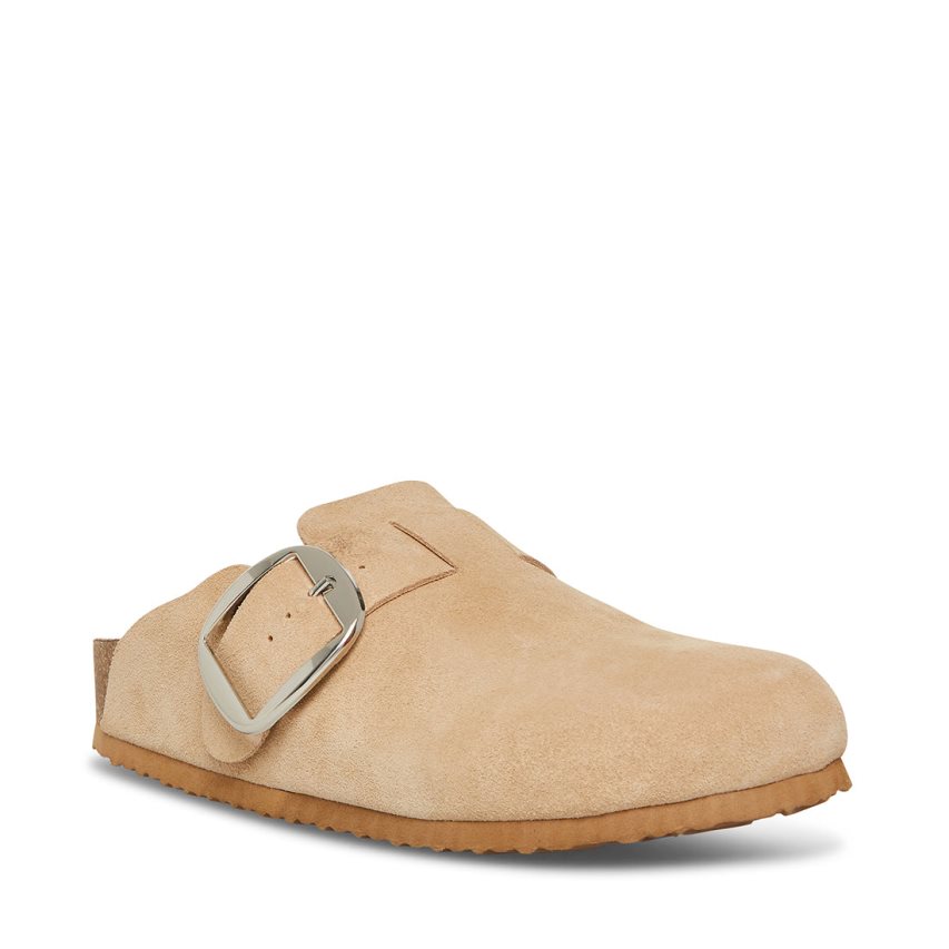 Loafers γυναικεια Steve Madden Social σουετ Μπεζ | GR-6145PXR
