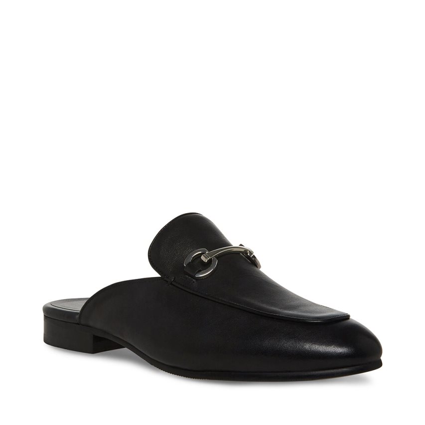 Mules ανδρικα Steve Madden Mateo δερματινα μαυρα | GR-8342KOH