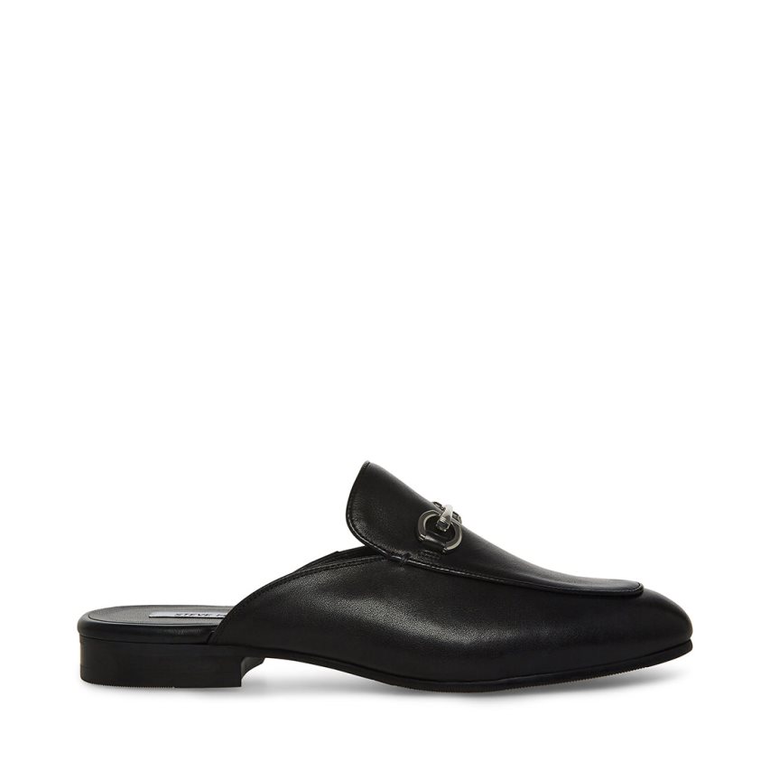 Mules ανδρικα Steve Madden Mateo δερματινα μαυρα | GR-8342KOH