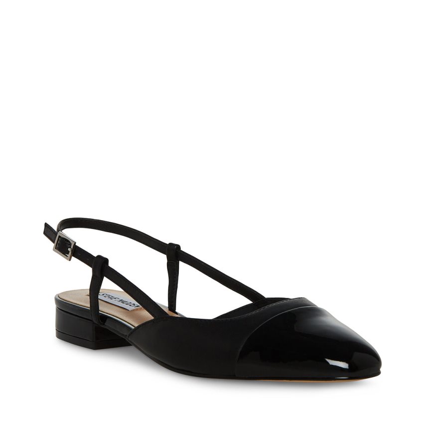 Mules γυναικεια Steve Madden Belinda δερματινα μαυρα | GR-2183PWM