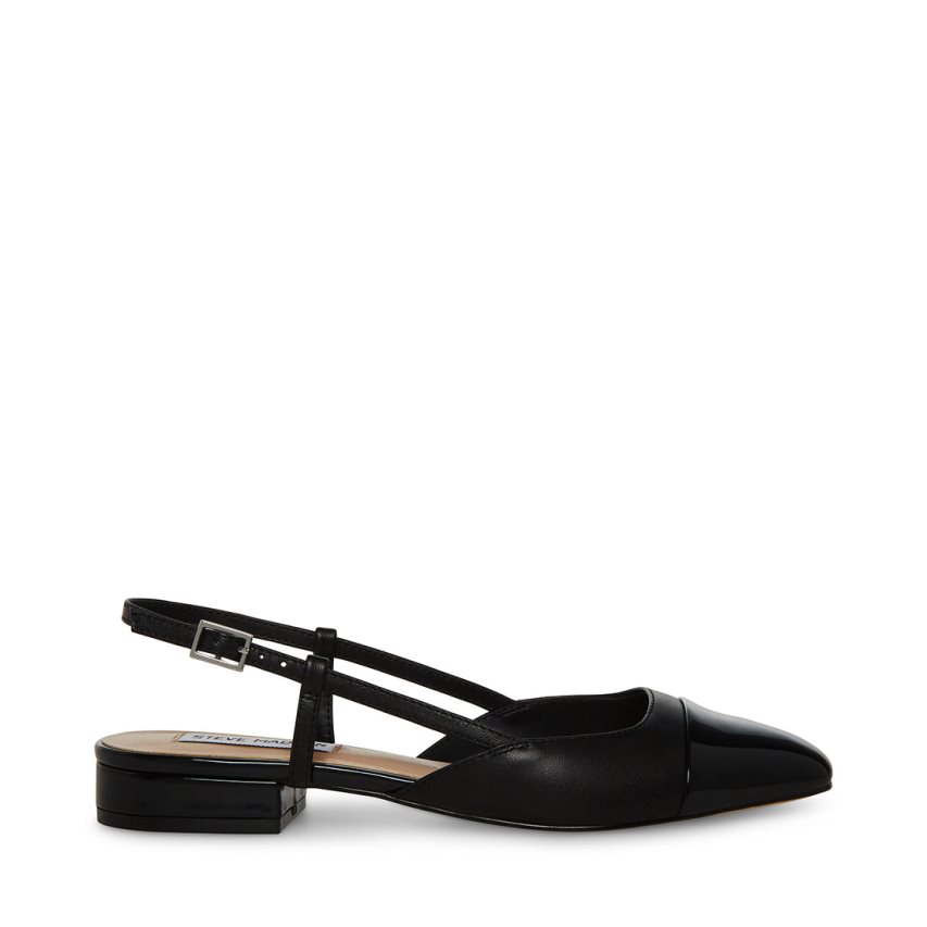 Mules γυναικεια Steve Madden Belinda δερματινα μαυρα | GR-2183PWM