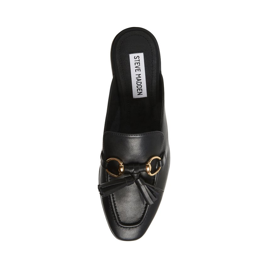 Mules γυναικεια Steve Madden Cayler δερματινα μαυρα | GR-5361ICG