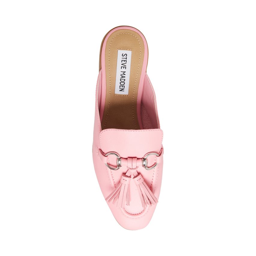 Mules γυναικεια Steve Madden Cayler δερματινα ροζ | GR-7584AXU