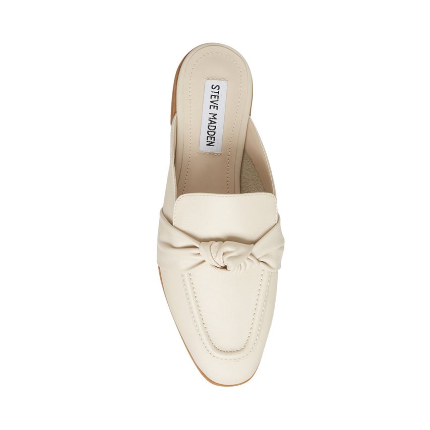 Mules γυναικεια Steve Madden Chart δερματινα κρέμα | GR-9853ITV