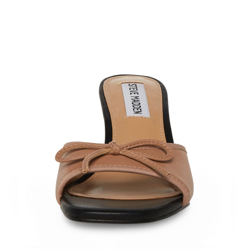Mules γυναικεια Steve Madden Emory δερματινα καφε | GR-8371YOT