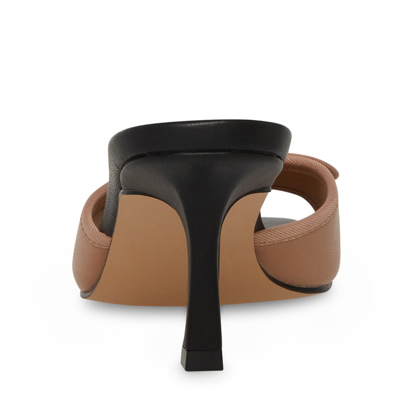 Mules γυναικεια Steve Madden Emory δερματινα καφε | GR-8371YOT