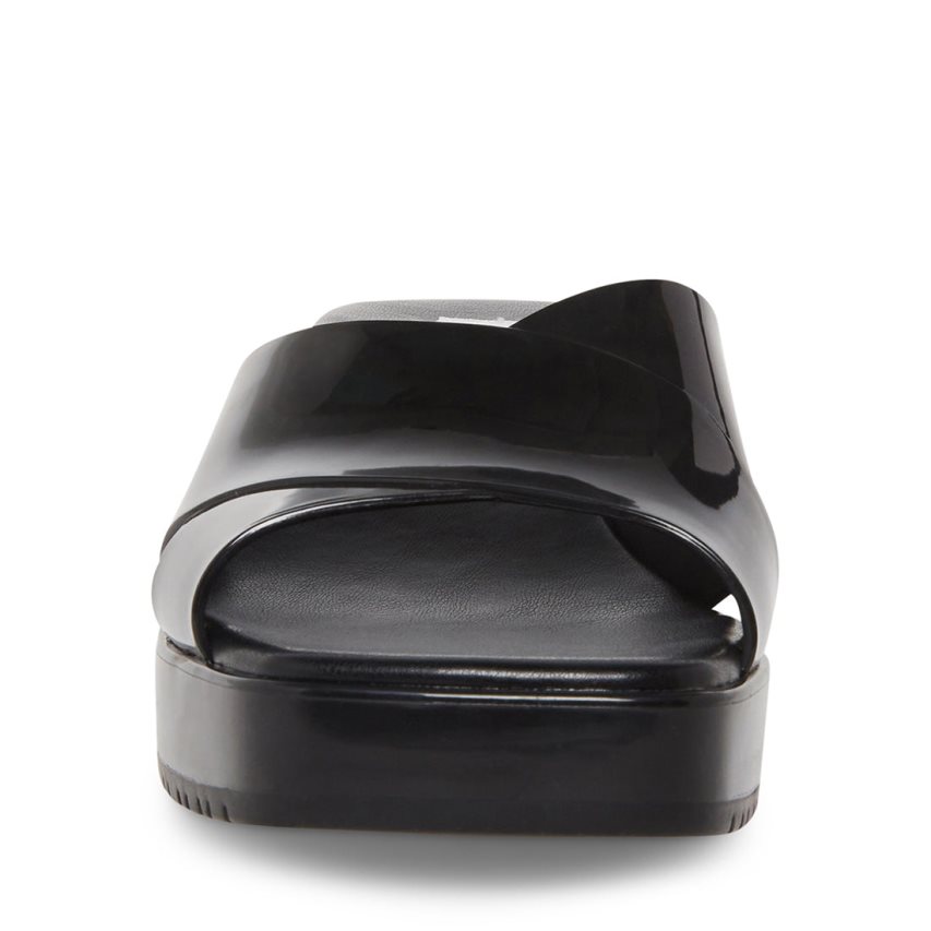 Mules γυναικεια Steve Madden Harley μαυρα | GR-9637ZFU
