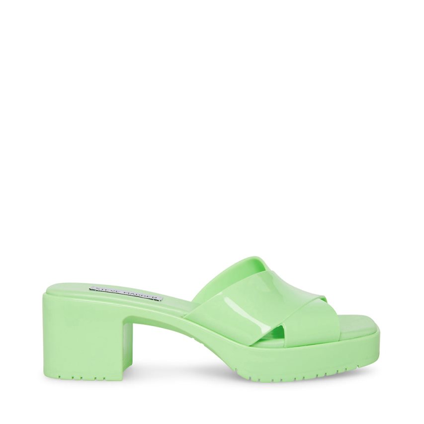Mules γυναικεια Steve Madden Harley πρασινο | GR-7659HLY