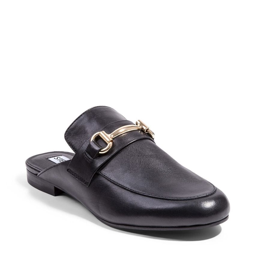 Mules γυναικεια Steve Madden Kandi δερματινα μαυρα | GR-2473HIT