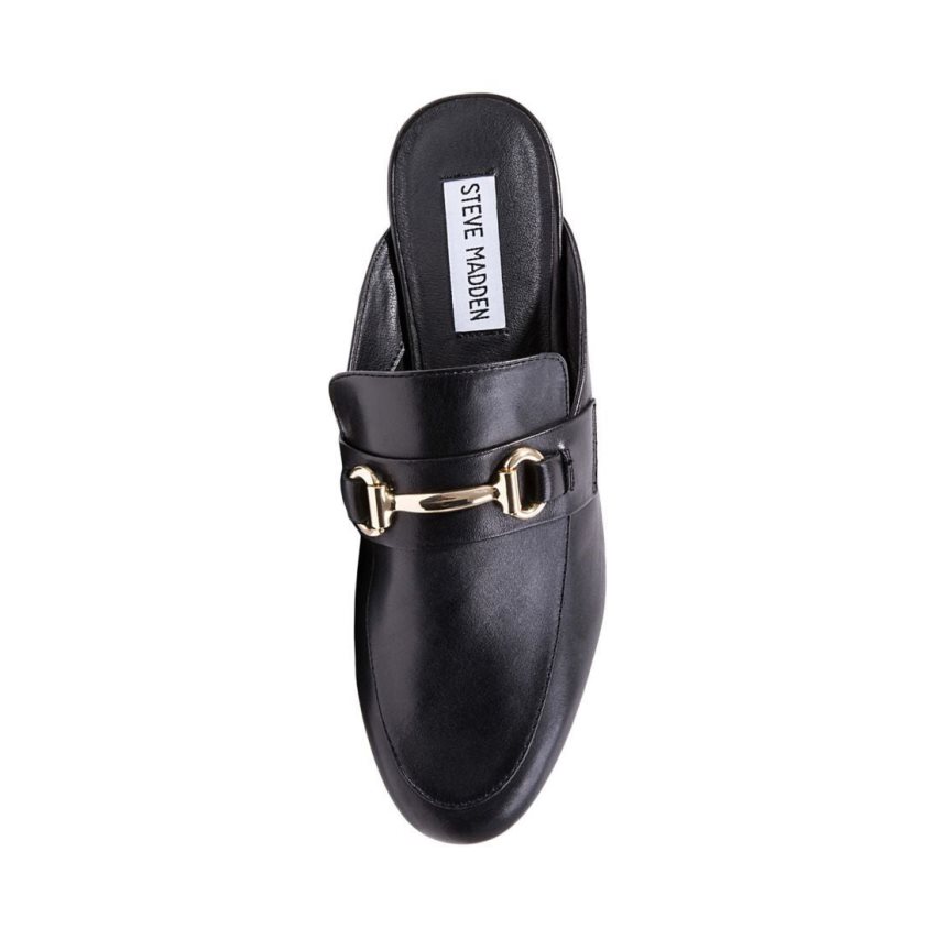 Mules γυναικεια Steve Madden Kandi δερματινα μαυρα | GR-2473HIT