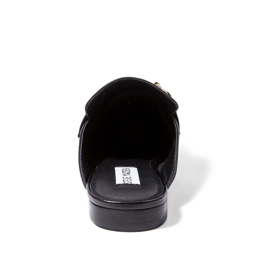 Mules γυναικεια Steve Madden Kandi δερματινα μαυρα | GR-2473HIT