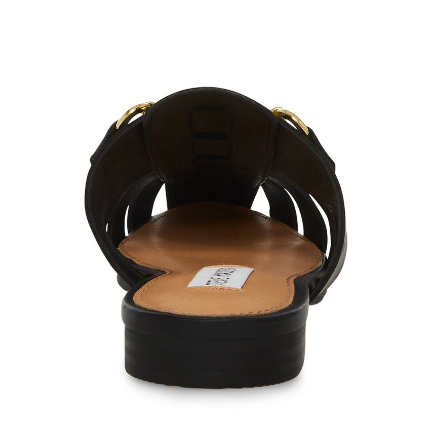 Mules γυναικεια Steve Madden Kelby δερματινα μαυρα | GR-1753IML