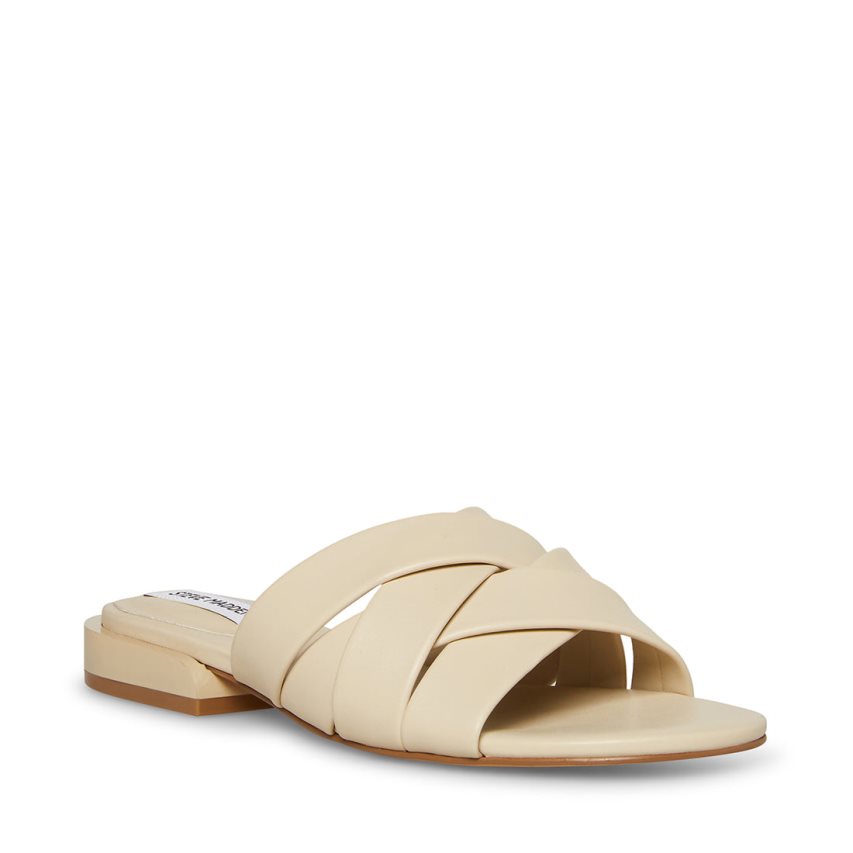 Mules γυναικεια Steve Madden Kessy Μπεζ | GR-9371PQC